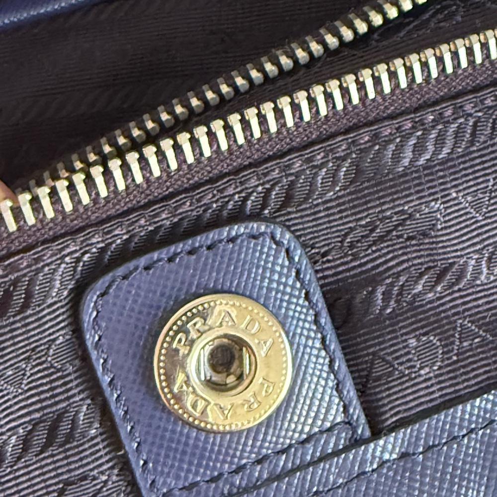 Prada Nylon Tote Bag-blue Large shoulder bag π - Picture 14 of 15